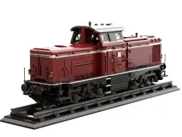 BlueBrixx Display Lokomotive V100 dunkelrot