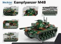 BlueBrixx Kampfpanzer M48 A2, Bundeswehr