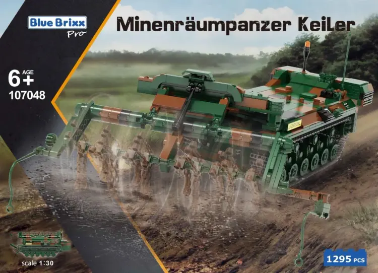 BlueBrixx Minenräumpanzer Keiler, Bundeswehr