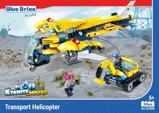 BlueBrixx® Kyanite Squad: Transporthubschrauber