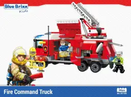 BlueBrixx Stadtfeuerwehr: Feuerwehr-Kommandowagen