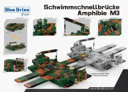 BlueBrixx Schwimmschnellbrücke Amphibie M3, Bundeswehr