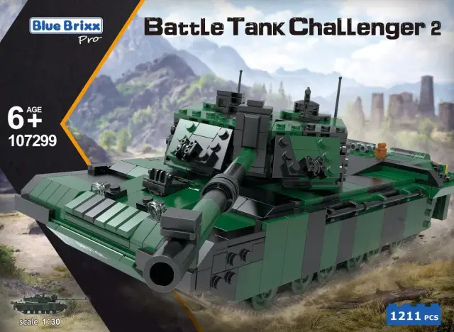 BlueBrixx® Kampfpanzer Challenger 2