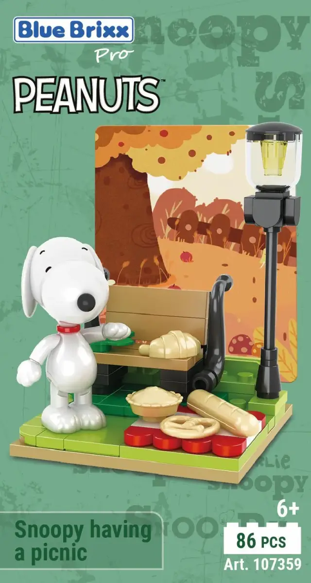 BlueBrixx® Peanuts™ Snoopy macht Picknick