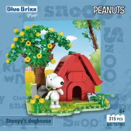 BlueBrixx Peanuts™ Snoopys Hundehütte