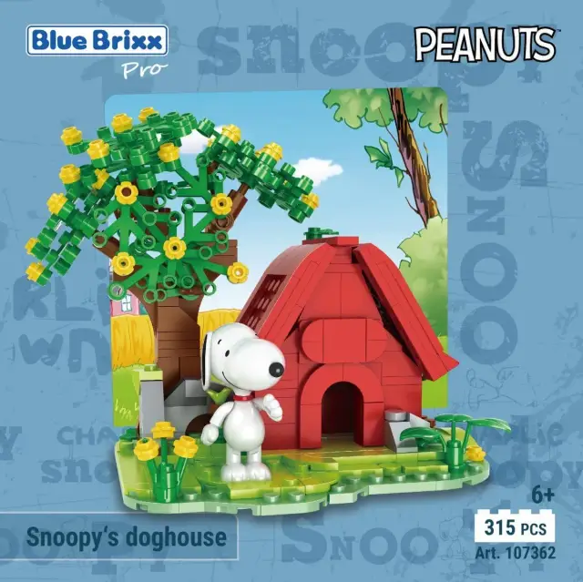 BlueBrixx® Peanuts™ Snoopys Hundehütte