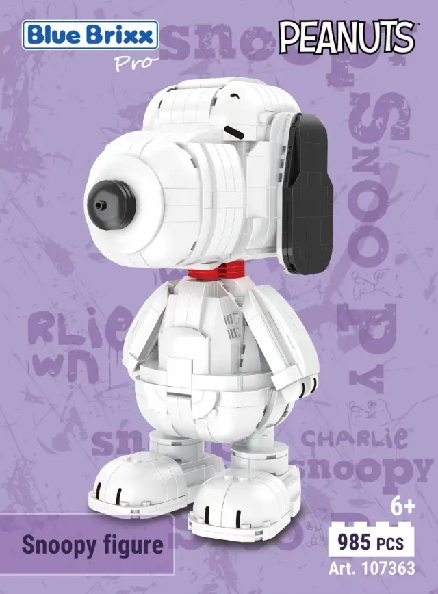 BlueBrixx® Peanuts™ Snoopy-Figur