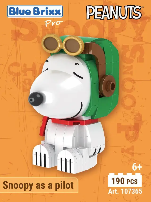 BlueBrixx® Peanuts™ Snoopy als Pilot