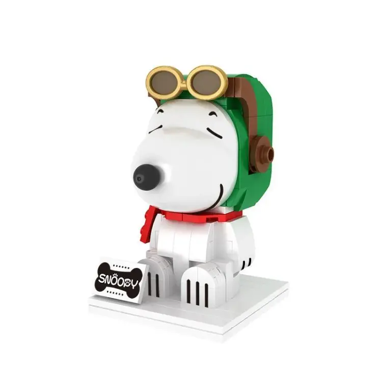 Peanuts™ Snoopy als Pilot 107365 | BlueBrixx | reBricker
