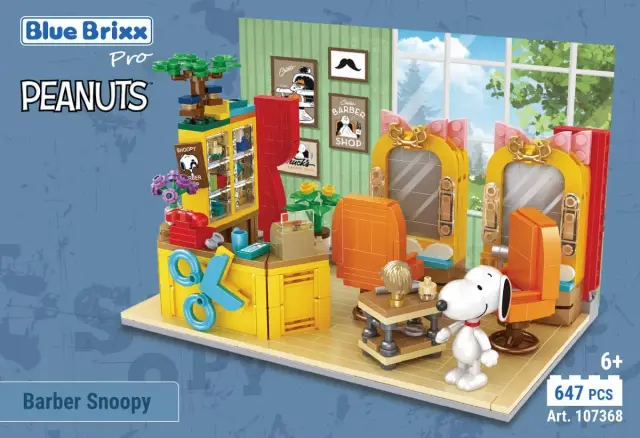 BlueBrixx® Peanuts™ Friseur Snoopy