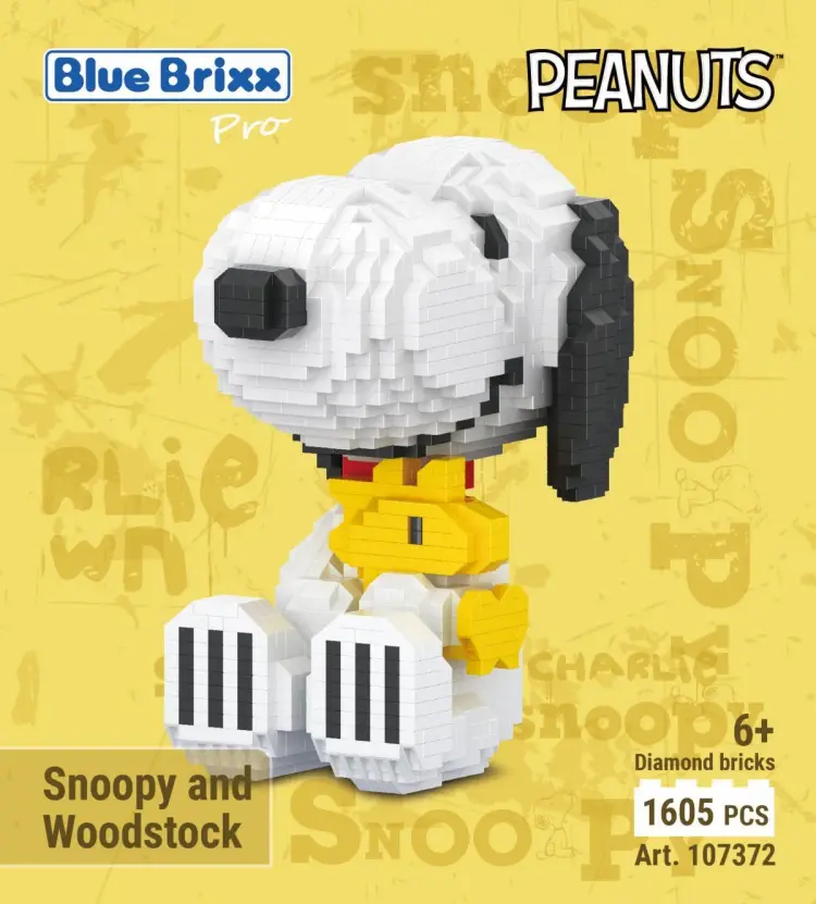 BlueBrixx Peanuts™ Snoopy und Woodstock