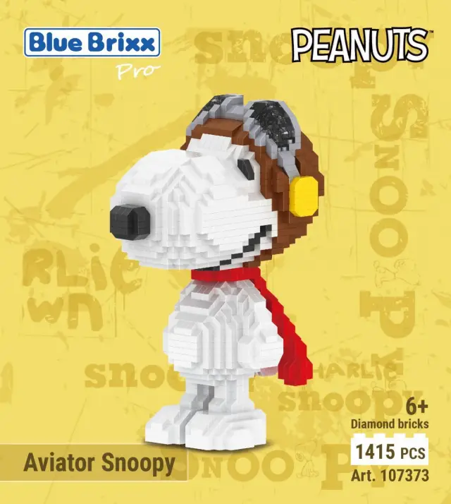 BlueBrixx® Peanuts™ Snoopy als Pilot