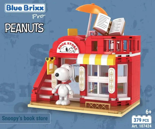 BlueBrixx® Peanuts™ Snoopys Buchladen