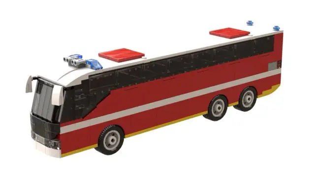 BlueBrixx® Feuerwehr Bus 2 in 1