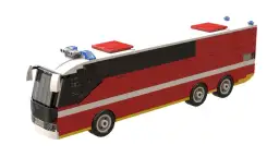 BlueBrixx Feuerwehr Bus 2 in 1