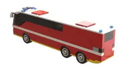 BlueBrixx Feuerwehr Bus 2 in 1