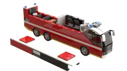 BlueBrixx Feuerwehr Bus 2 in 1