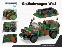 BlueBrixx Geländewagen Wolf, Bundeswehr