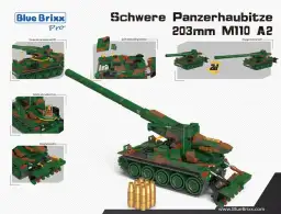 BlueBrixx Schwere Panzerhaubitze 203mm M110 A2, Bundeswehr