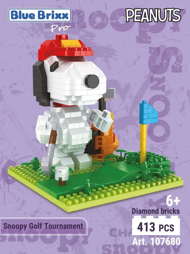 BlueBrixx® Peanuts™ Snoopy Golfturnier