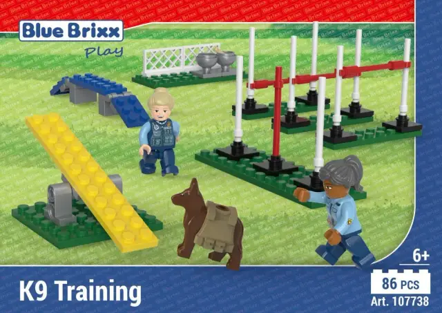 BlueBrixx® Polizeihundetraining