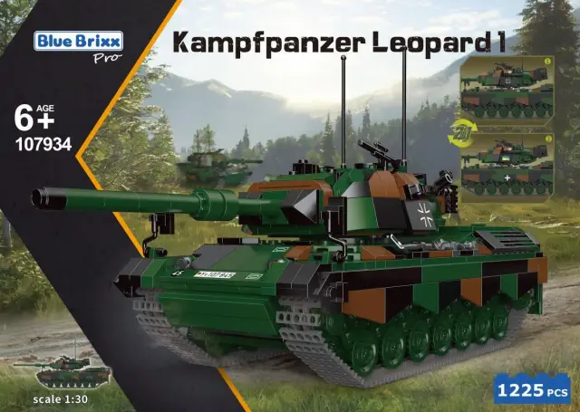 BlueBrixx® Kampfpanzer Leopard 1, Bundeswehr