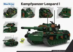 BlueBrixx Kampfpanzer Leopard 1, Bundeswehr