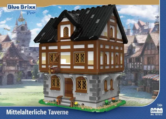 BlueBrixx® Mittelalterliche Stadt - Taverne