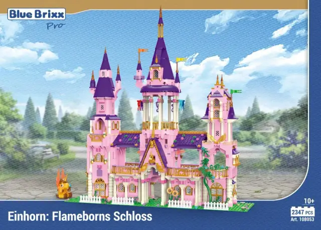 BlueBrixx® Unicorn: Flameborn Castle