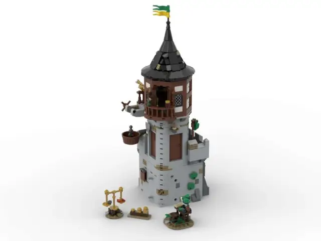 BlueBrixx® Burg Bärenfels: Turm des Alchemisten