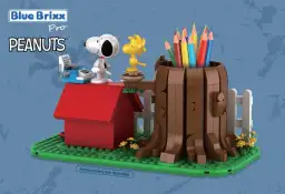 BlueBrixx Peanuts™ Snoopy Stifthalter