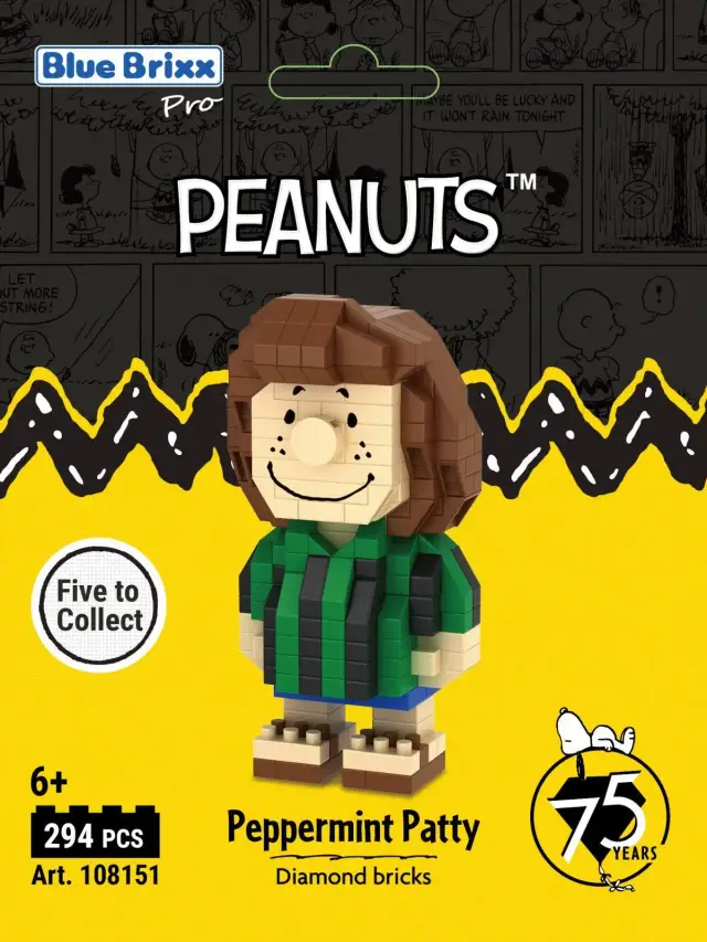 BlueBrixx® Peanuts™ Peppermint Patty