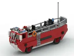 BlueBrixx Feuerwehr Amphibisches Löschfahrzeug