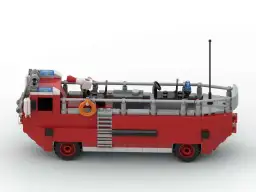 BlueBrixx Feuerwehr Amphibisches Löschfahrzeug