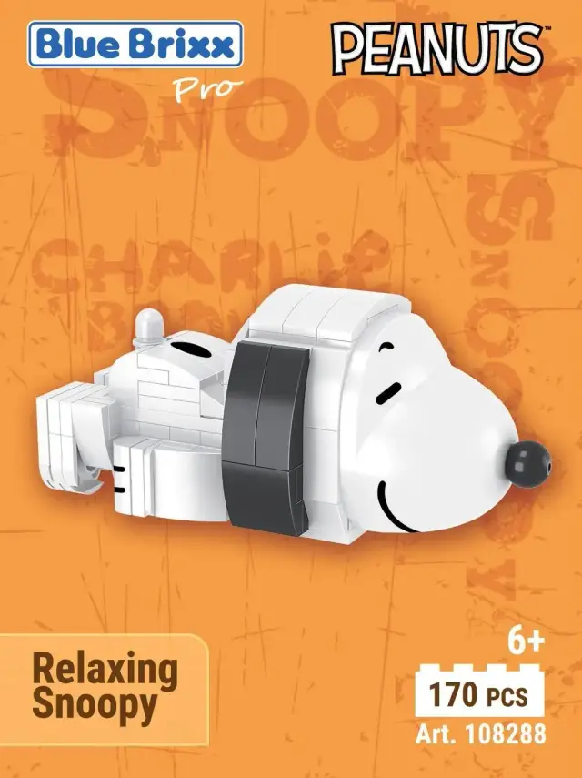 BlueBrixx® Peanuts™ Entspannter Snoopy