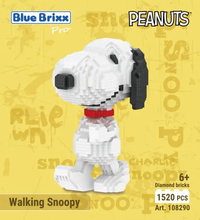 BlueBrixx® Peanuts™ Gehender Snoopy