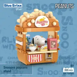 BlueBrixx Peanuts™ Snoopys Popcorn-Stand