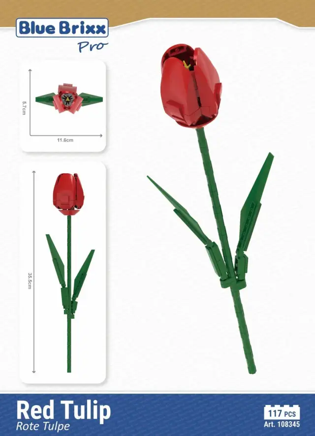 BlueBrixx® Rote Tulpe