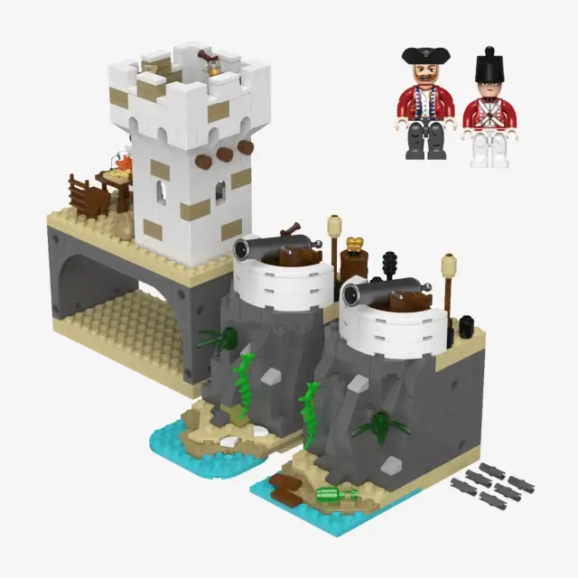 BlueBrixx® Treasure Coast Legends - Guard Tower Expansion