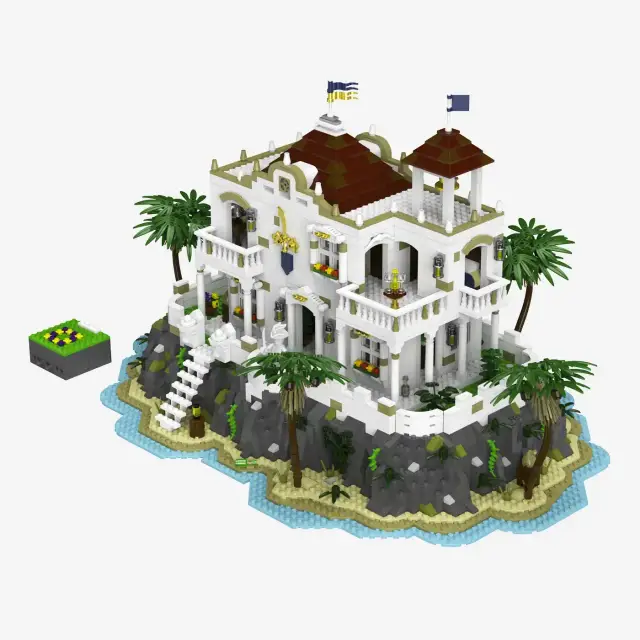 BlueBrixx® Treasure Coast Legends - Governor's palace