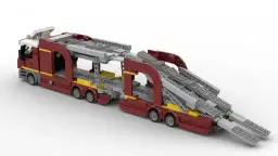 BlueBrixx Autotransport-LKW