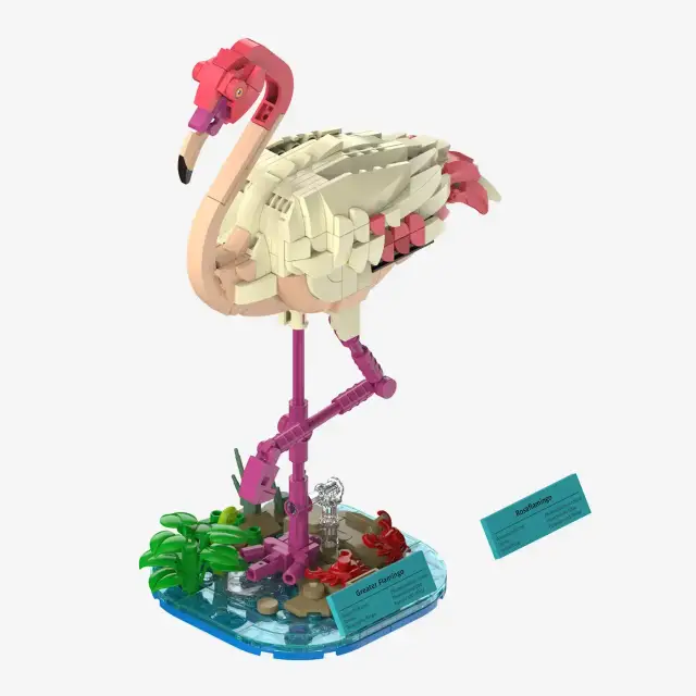 BlueBrixx® Greater Flamingo