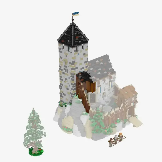 BlueBrixx® Burg Blaustein - Bergfried-Erweiterung