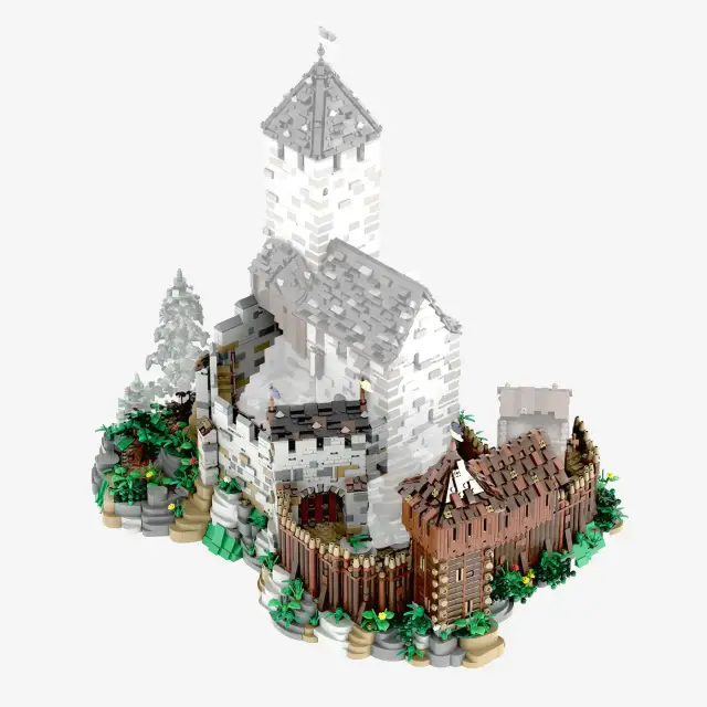 BlueBrixx® Blaustein Castle - Outer Bailey