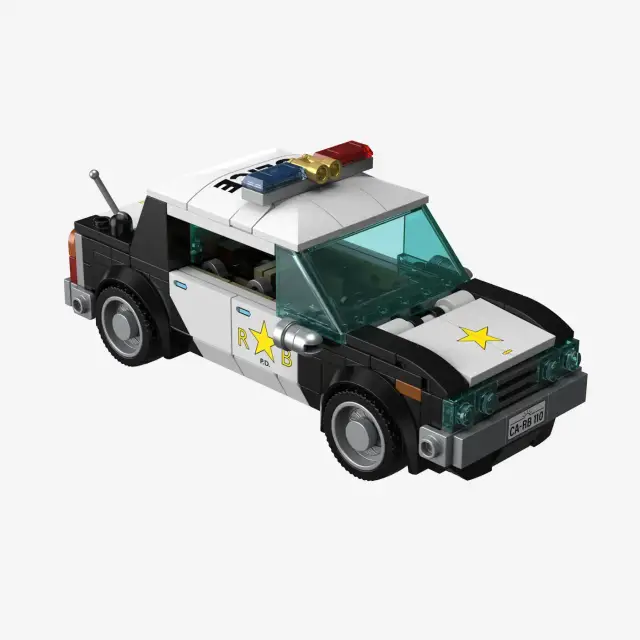 BlueBrixx® Die drei ??? - Kids - Kommissar Reynolds mit Einsatzfahrzeug