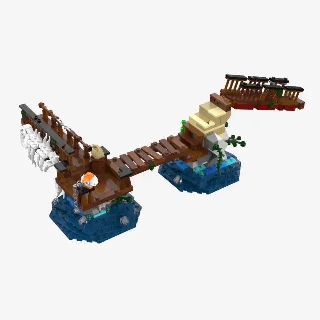 BlueBrixx® Reise des Astronomen - Brücken-Erweiterung