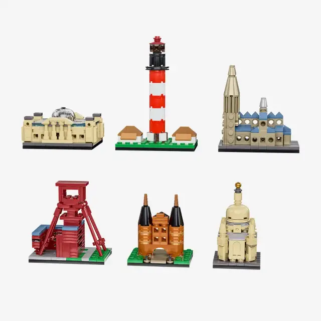 BlueBrixx® Mini architecture series 4 collection