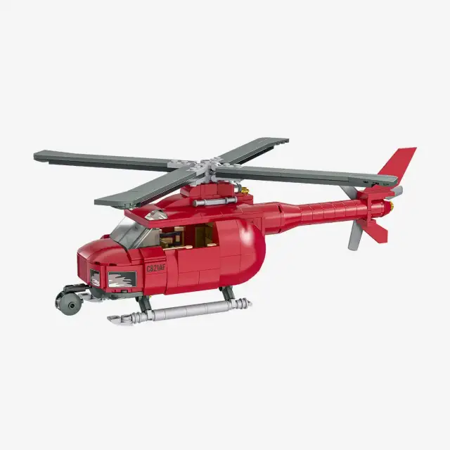 BlueBrixx® Die drei ??? - Toteninsel - Hubschrauber