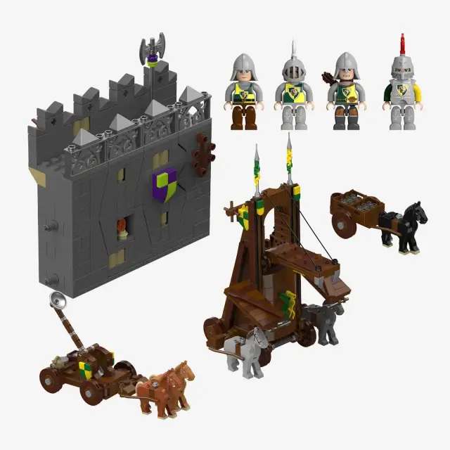 BlueBrixx® Burg Bärenfels - Belagerungsmaschinen