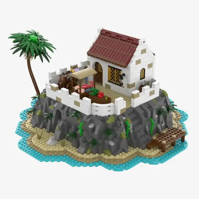 BlueBrixx® Treasure Coast Legends - Small market with jeweler